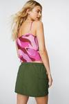 NastyGal Abstract Swirl Tie Front Mesh Cami Top thumbnail 4