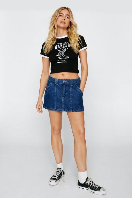 NastyGal Cowgirls Wanted Graphic T-Shirt 2