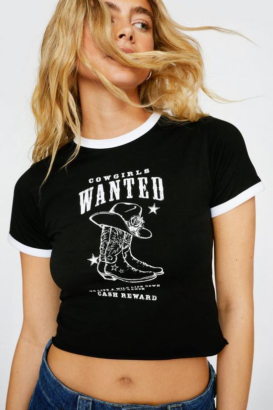 NastyGal Cowgirls Wanted Graphic T-Shirt 3