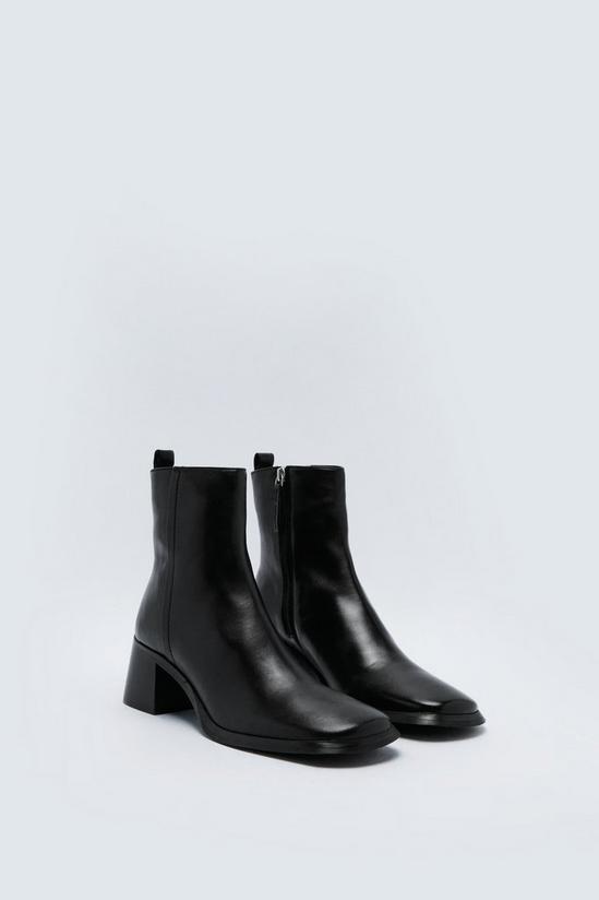 NastyGal Real Leather Ankle Boots 4