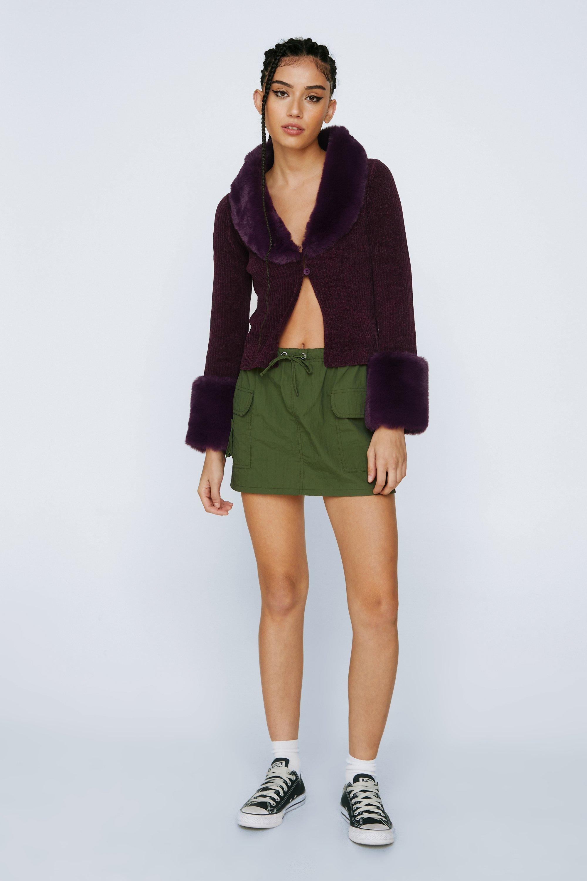 Boohoo chenille outlet cardigan