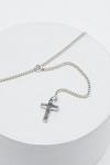 NastyGal Cross Drop Chain Necklace thumbnail 4