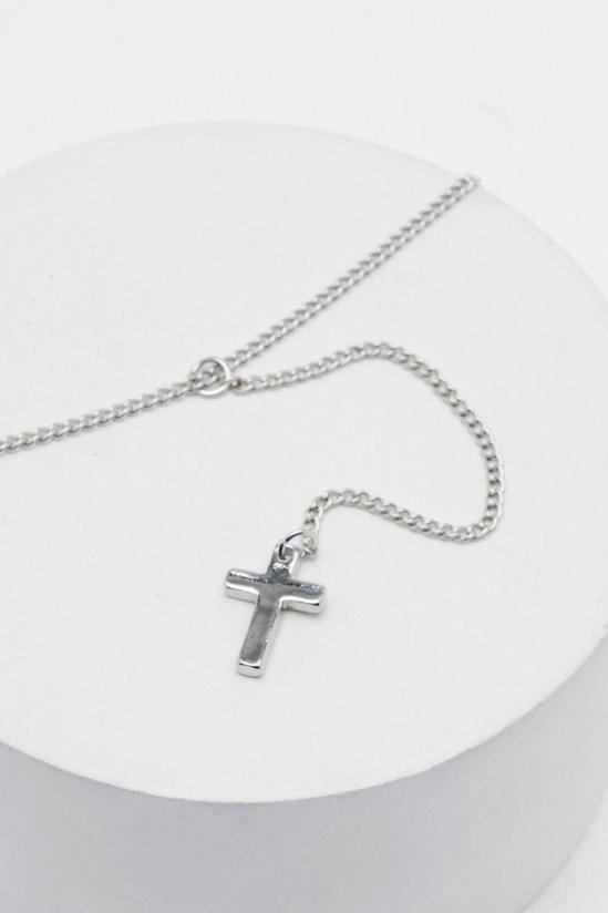 NastyGal Cross Drop Chain Necklace 4