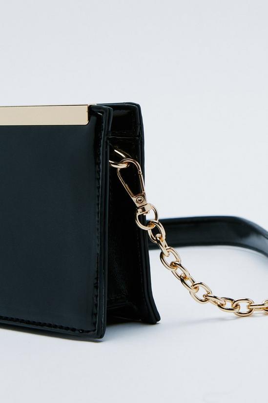 NastyGal Faux Leather Chain Detail Shoulder Bag 4