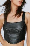NastyGal Faux Leather Corset Top thumbnail 3