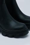 NastyGal Faux Leather Chunky Chelsea Boots thumbnail 4