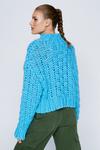 NastyGal Premium Cable Weave Stitch High Neck Jumper thumbnail 4