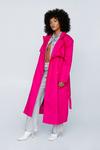 NastyGal Extreme Shoulder Belted Trench Coat thumbnail 2