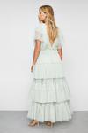 NastyGal Tulle Tiered Plunge Maxi Dress thumbnail 4