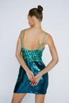 NastyGal Petite Star Sequin Strappy Mini Dress thumbnail 4