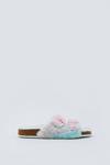 NastyGal Faux Fur Ombre Slippers thumbnail 3