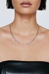 NastyGal Sterling Silver Chain Link Necklace thumbnail 2