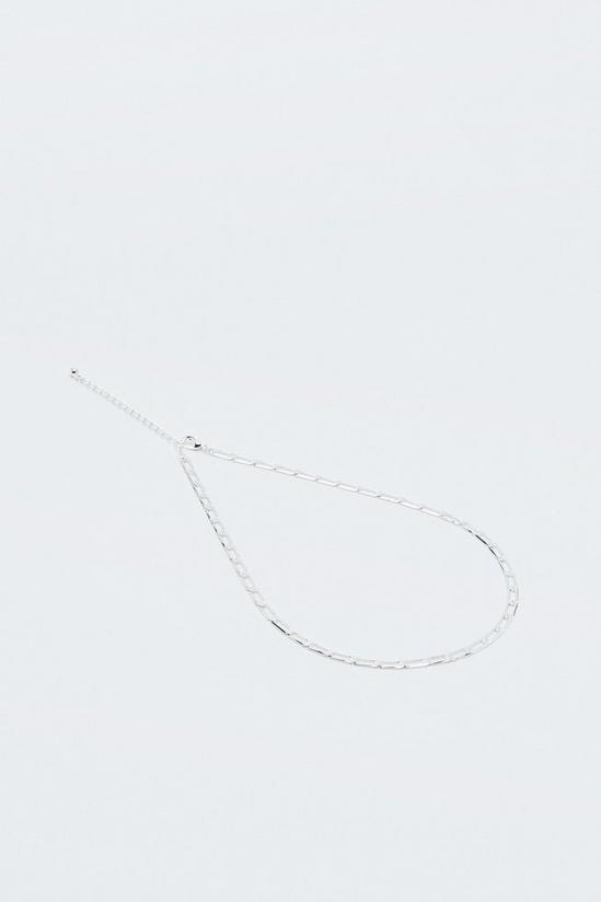 NastyGal Sterling Silver Chain Link Necklace 3