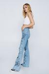 NastyGal Sequin Embroidered Flare Jean thumbnail 2