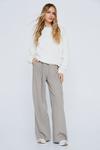 NastyGal Pleat Front Tailored Wide Leg Trousers thumbnail 2
