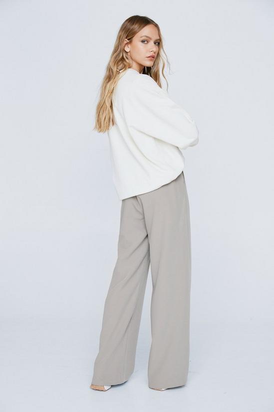 NastyGal Pleat Front Tailored Wide Leg Trousers 4