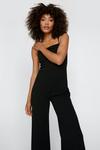 NastyGal Square Neck Strappy Jumpsuit thumbnail 2