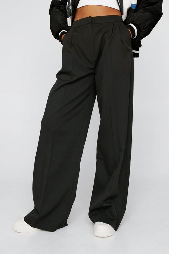 NastyGal Pleat Front Tailored Trousers 2