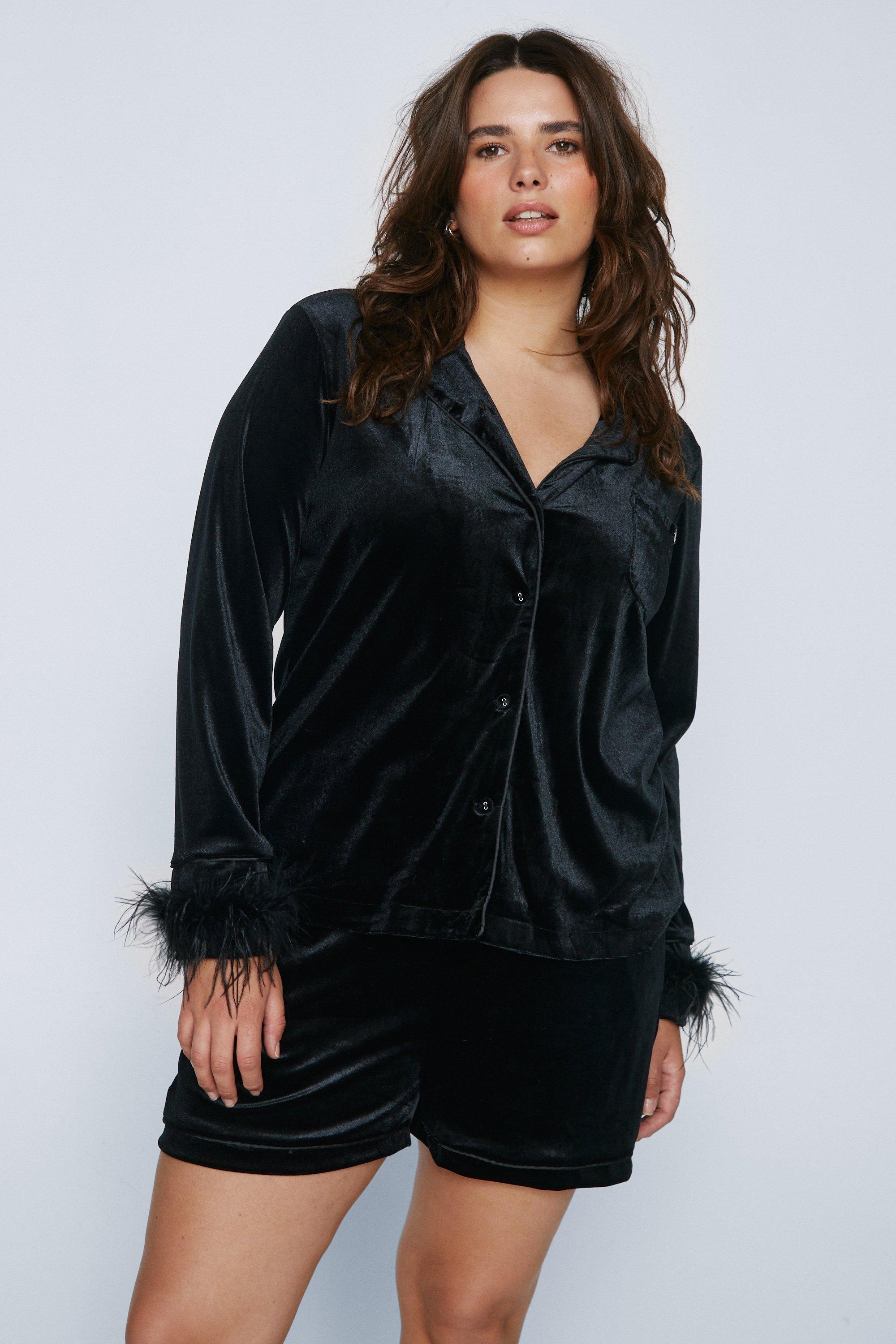 Boohoo plus size pyjamas hot sale