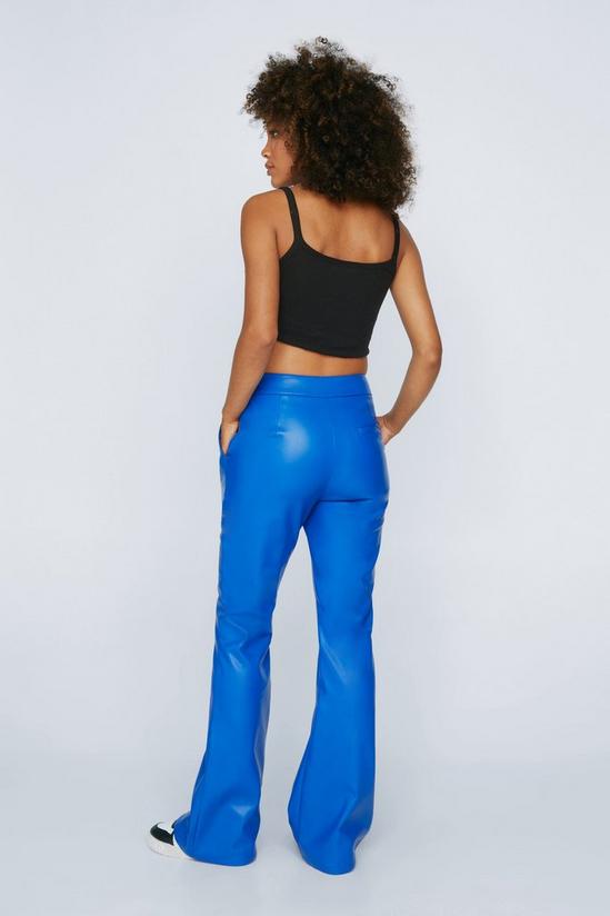 NastyGal Faux Leather Flares 4