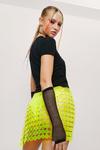 NastyGal Neon Disc Chainmail Sequin Mini Skirt thumbnail 3