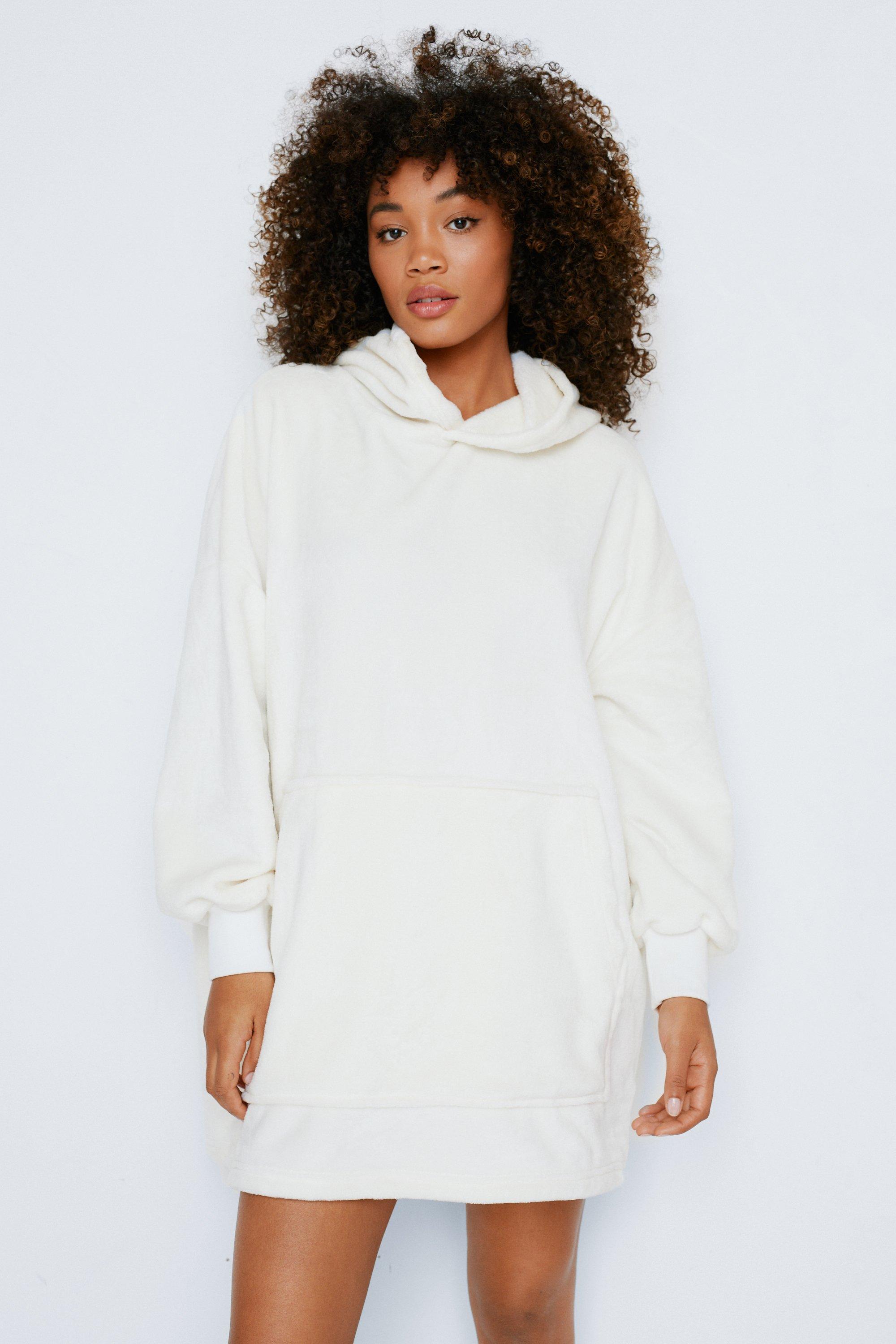 Fluffy sales oversized hoodie