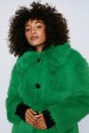 NastyGal Premium Faux Fur Oversized Coat thumbnail 3