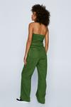 NastyGal Embroidered Star Twill Wide Leg Jumpsuit thumbnail 4