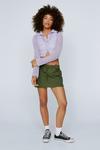 NastyGal Collared Button Up Cropped Cardigan thumbnail 2