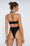 NastyGal Crinkle Chain Halterneck Cut Out Swimsuit thumbnail 4