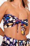 NastyGal Rayon Twill Butterfly Tie Bandeau Top thumbnail 4