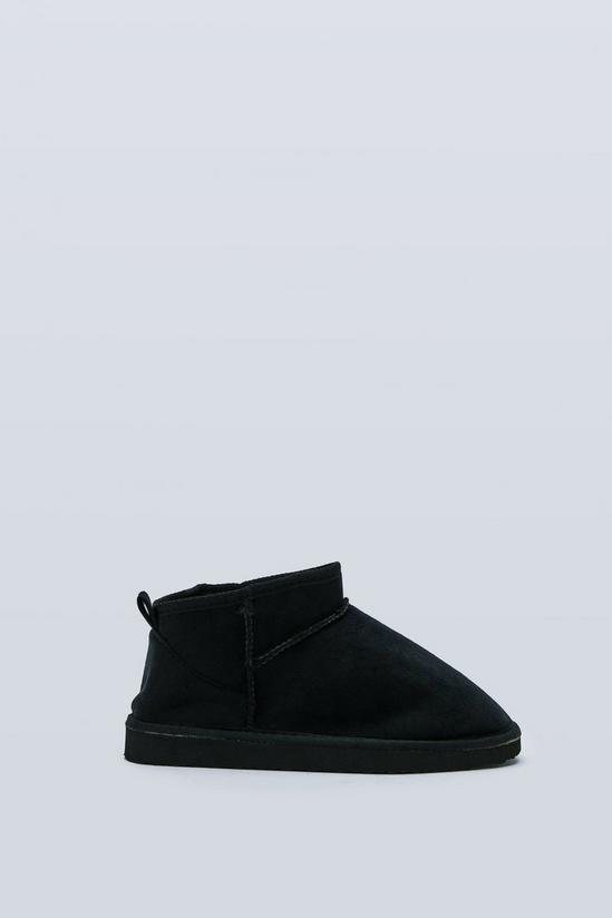 NastyGal Faux Suede Ankle Slipper Boots 3