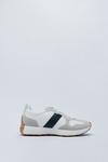 NastyGal Faux Leather And Suede Colorblock Sneakers thumbnail 3