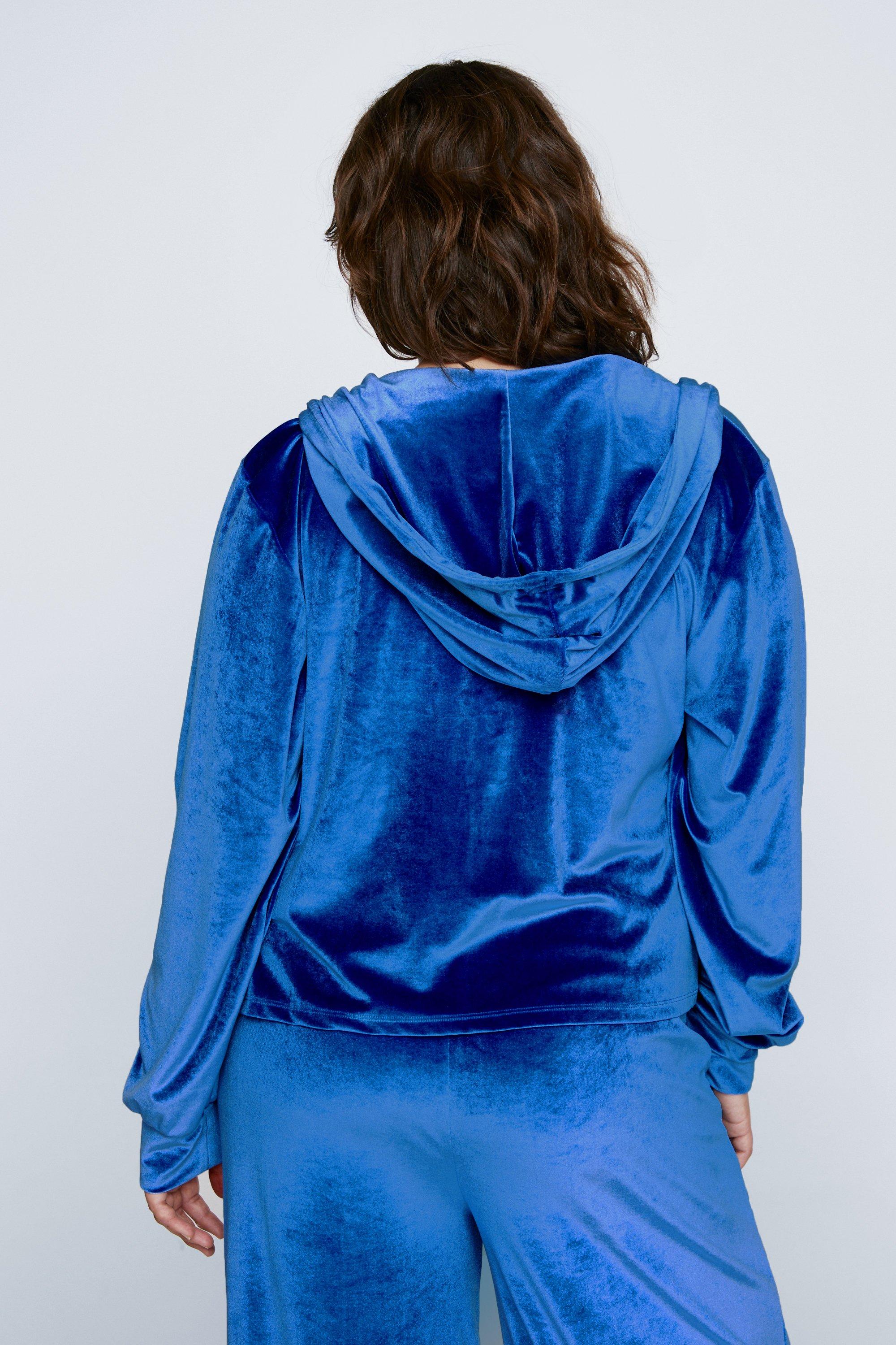 Plus size velour hoodie best sale