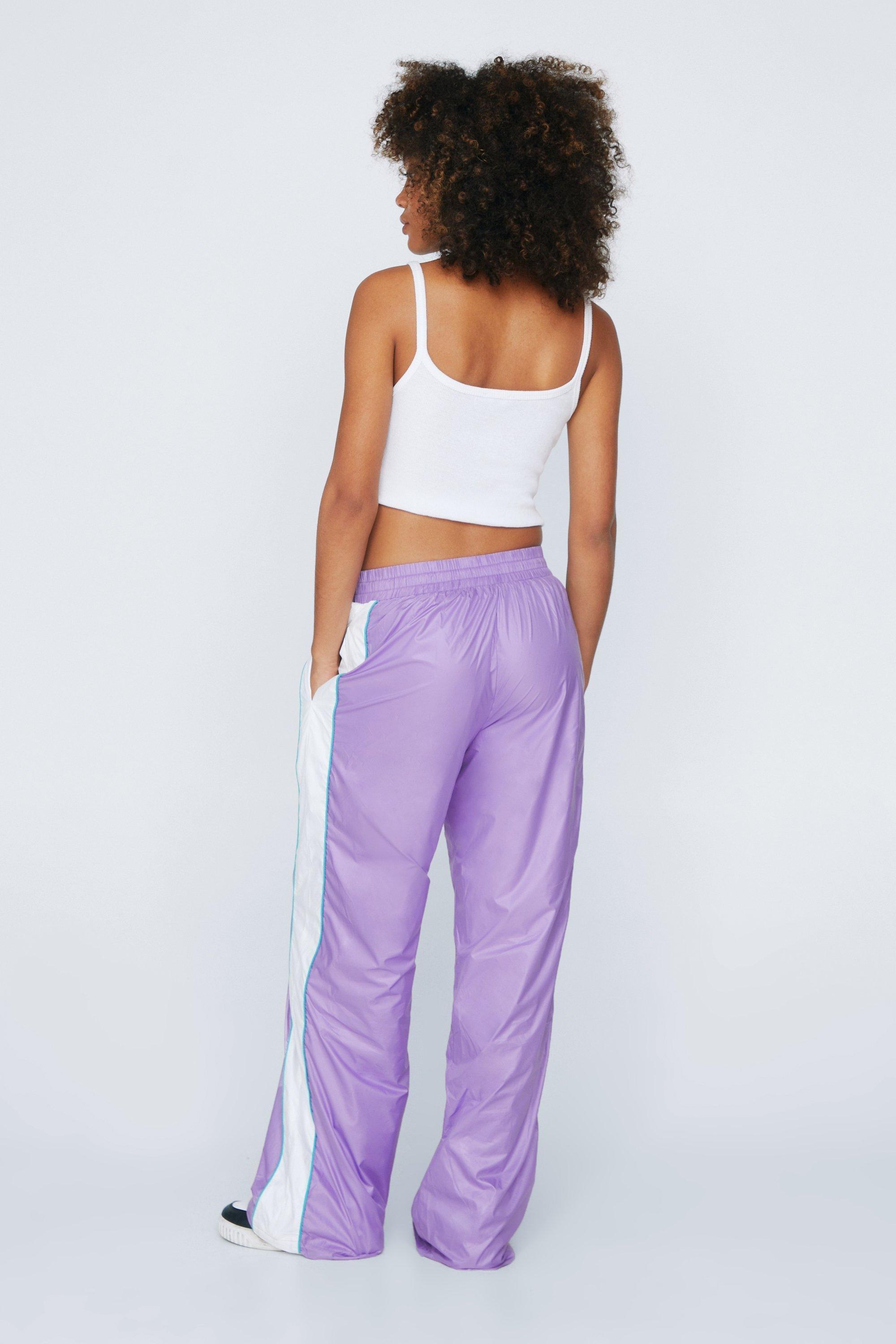 Color block elastic joggers new arrivals