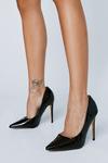 NastyGal Wide Fit Patent Court Heels thumbnail 1