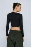 NastyGal Front Cut Out Detail Long Sleeved Top thumbnail 4