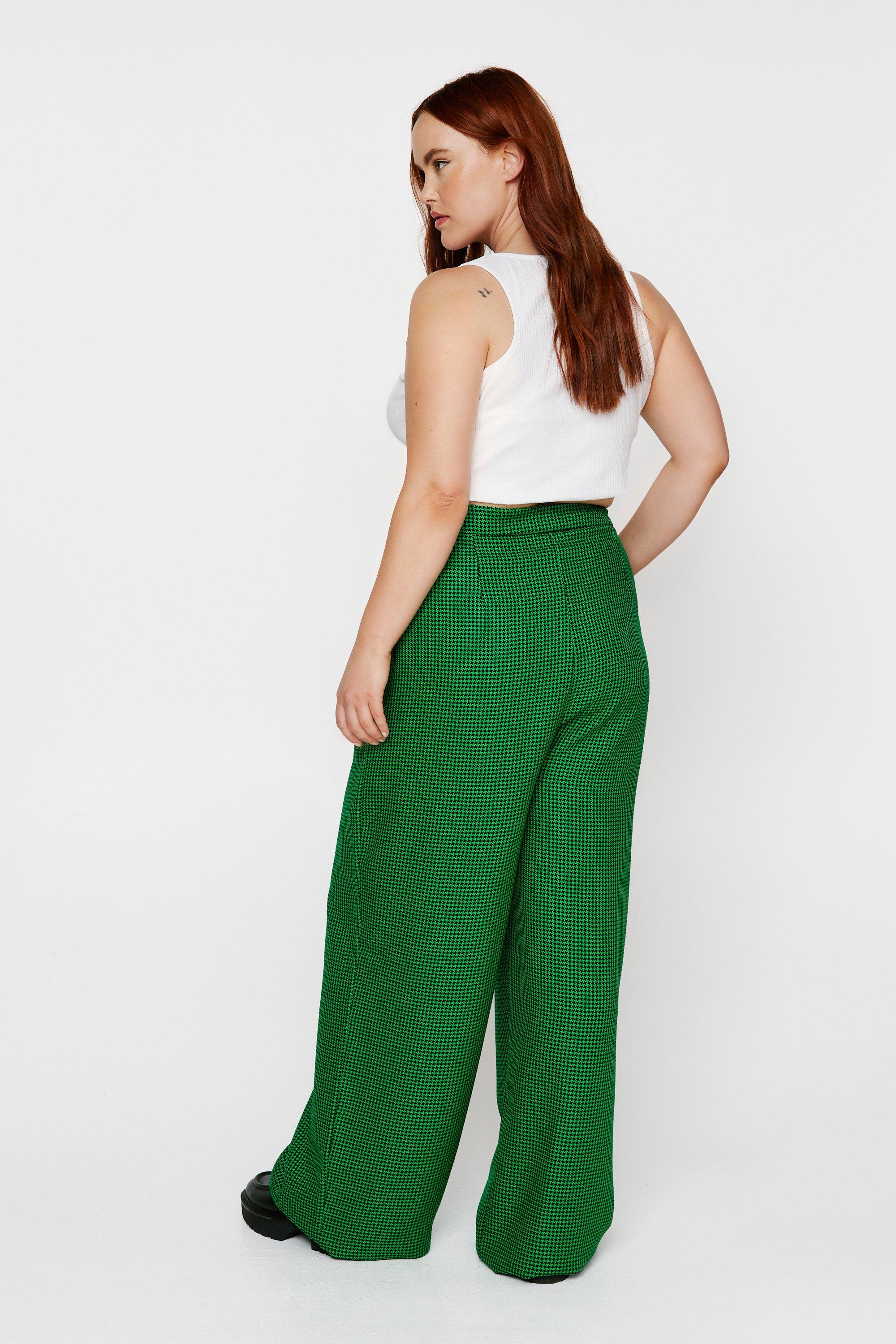 Check sale trousers boohoo