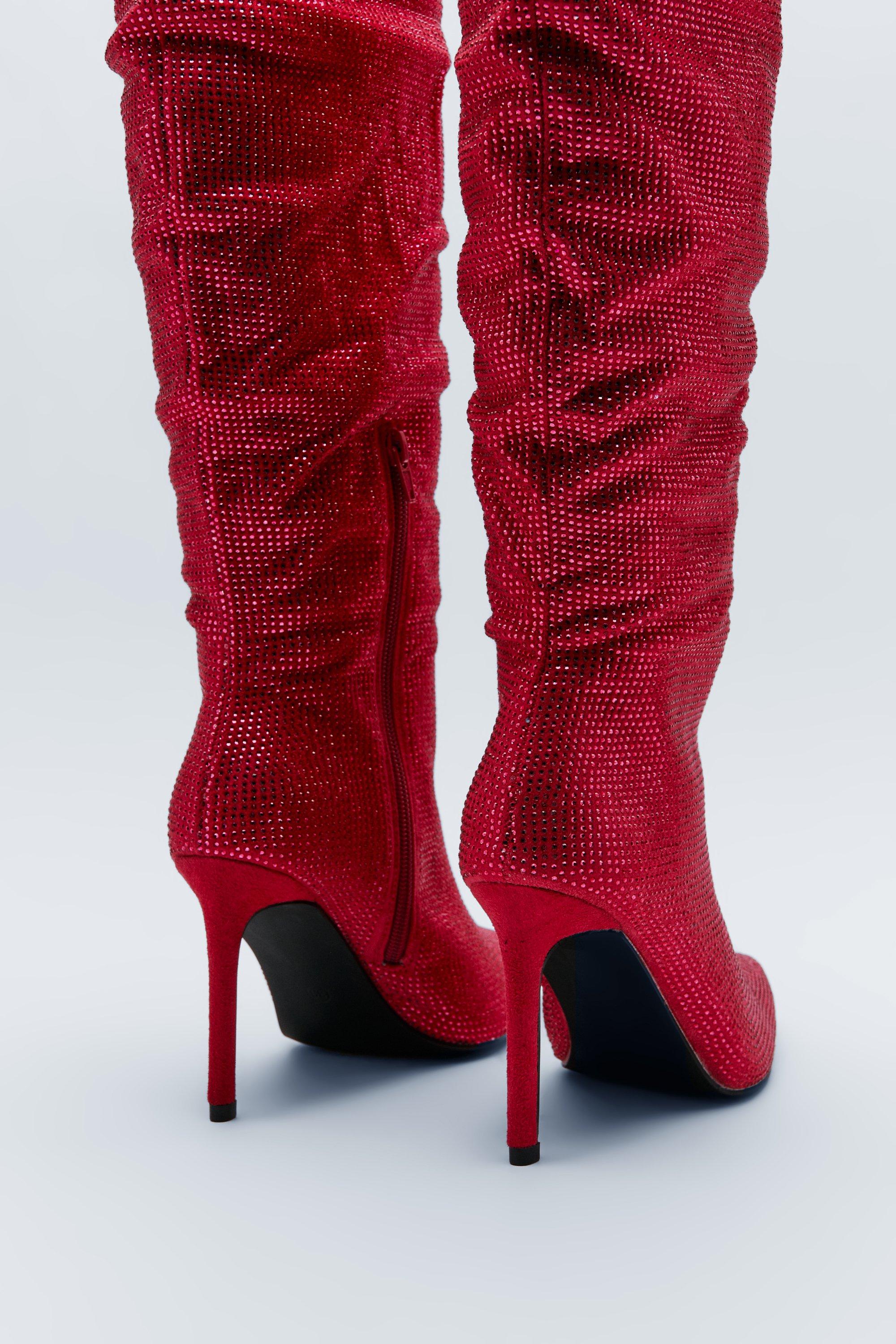 Slouchy hot sale stiletto boots