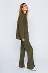 NastyGal Tailored Split Front Wide Leg Trousers thumbnail 2