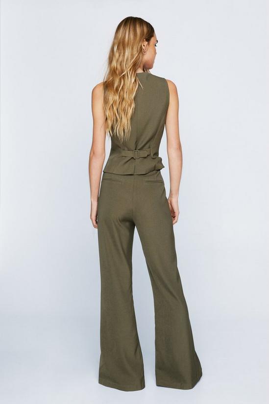 NastyGal Tailored Split Front Wide Leg Trousers 4