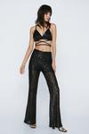 NastyGal Sequin Flared Trousers thumbnail 1