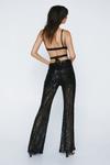 NastyGal Sequin Flared Trousers thumbnail 4