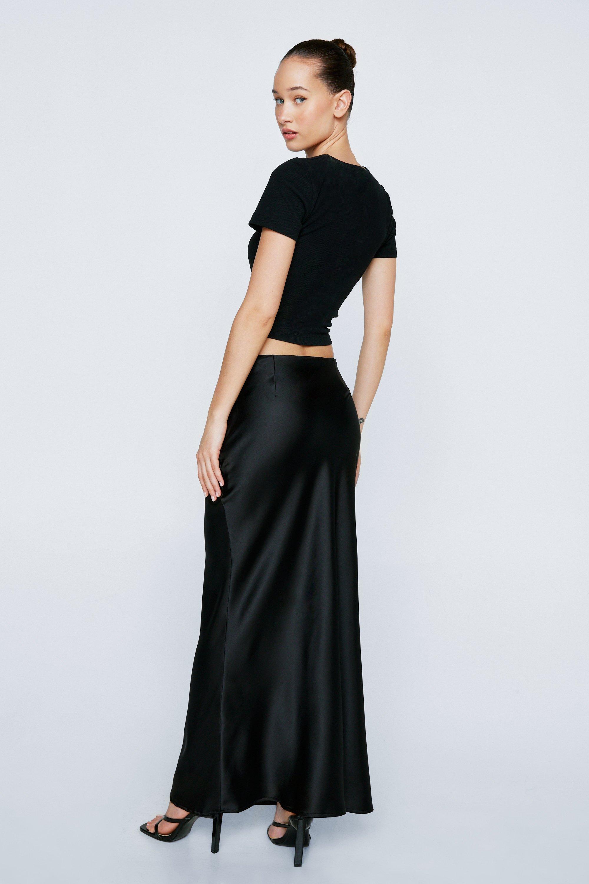 Boohoo skirts maxi sale