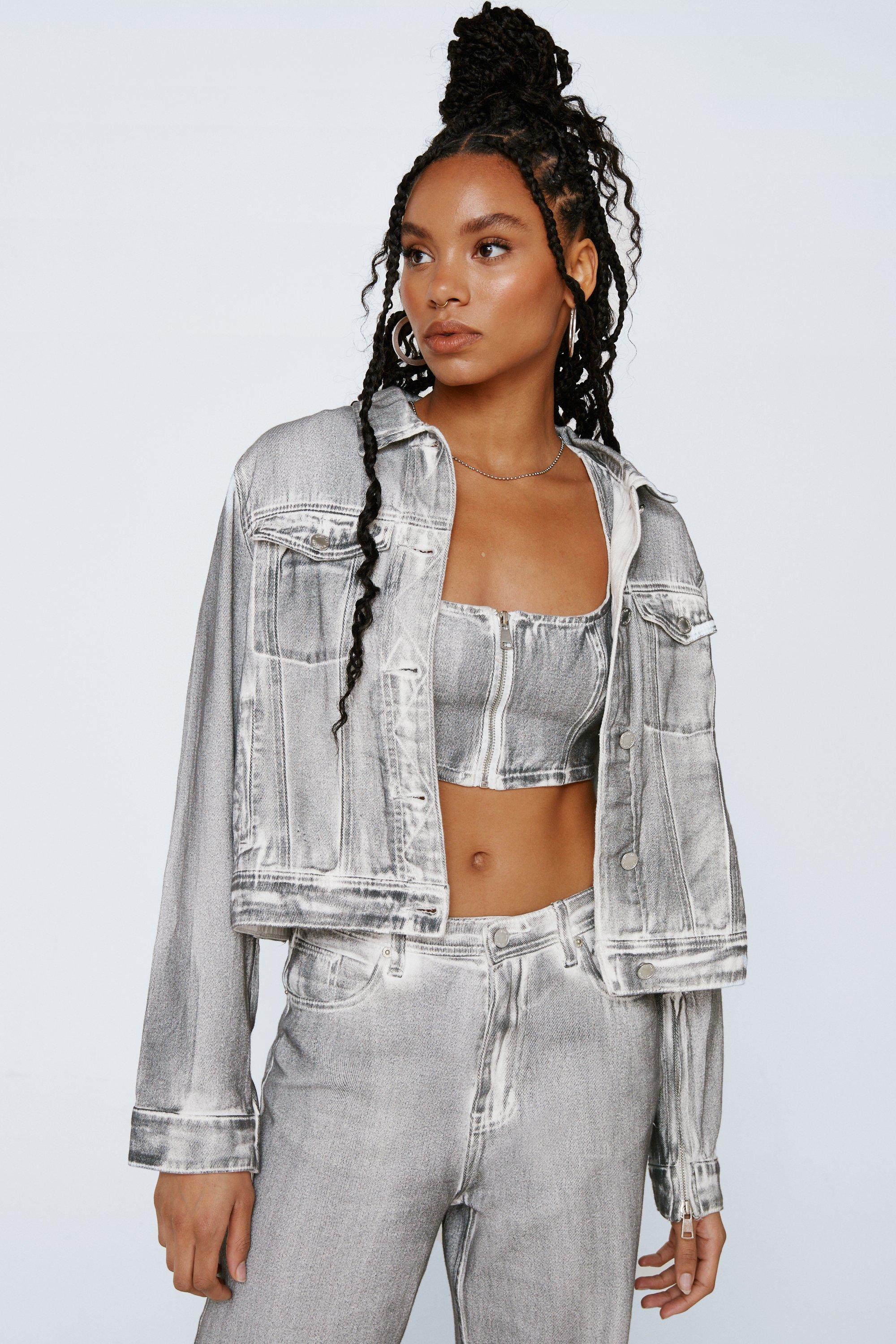 Silver 2025 denim jacket