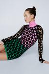NastyGal Cut Out Layered Knitted Mini Dress thumbnail 1