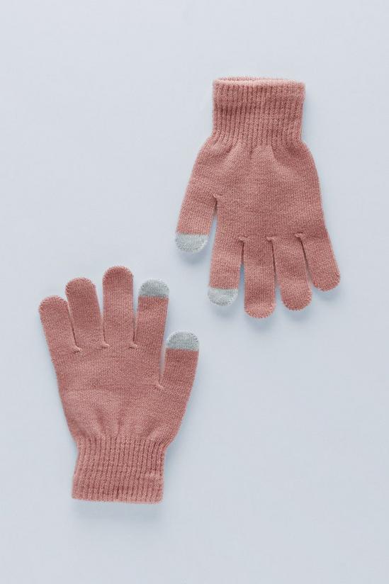 NastyGal Plush Tassel Scarf And Gloves 4