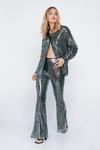 NastyGal Sequin Flare Trousers thumbnail 1