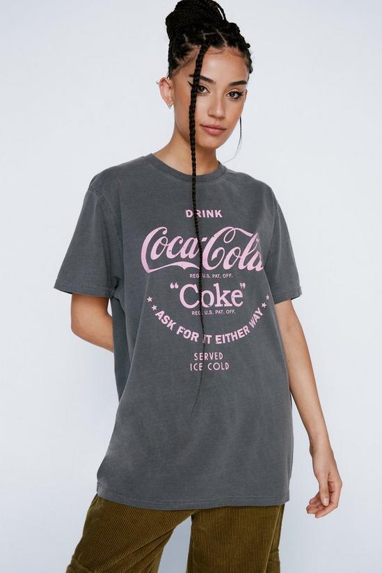 NastyGal Coca Cola Graphic Oversized T-shirt 1