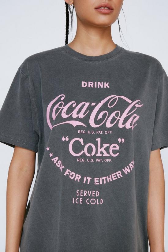 NastyGal Coca Cola Graphic Oversized T-shirt 3